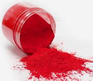 high-quality 42g/1.5oz scarlet mica powder pigment for epoxy, paint, color, art | black diamond pigments logo