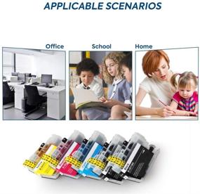 img 2 attached to Allwork Compatible LC3011 Ink Cartridges for Brother MFC-J690DW, MFC-J895DW, MFC-J497DW, MFC-J491DW Inkjet Printer - 5 Pack (2KCMY)