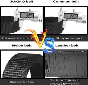 img 2 attached to JUKMO Ratchet Tactical Automatic 002 Black Men's Accessories for Belts