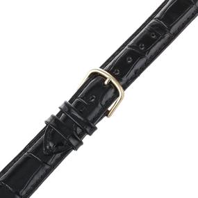 img 1 attached to 👜 Enhance Your Style with Voguestrap TX45318LBK Long Length Crocodile Watchband