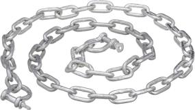 img 4 attached to SEACHOICE 4-Foot Galvanized Anchor Lead Chain, 3/16" Diameter - Model 44101