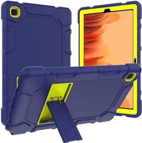 img 3 attached to 💥 RANTICE Hybrid Shockproof Case for Samsung Galaxy Tab A7 10.4 Inch (2020) - Navy+Green, Rugged Drop Protection Cover with Kickstand - Model SM-T500/505/507