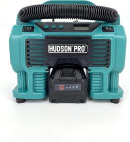 img 3 attached to 🔋 Hudson Pro 23003 18V Lithium Ion Tire Deflator Inflator, Teal