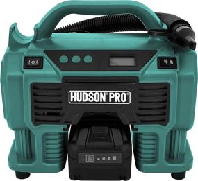 img 4 attached to 🔋 Hudson Pro 23003 18V Lithium Ion Tire Deflator Inflator, Teal