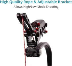 img 1 attached to 🎥 FLYCAM Flowline Placid Stabilizing Spring Arm - 2 Axis for Flycam Flowline & Camera Gimbals, Payload: 5-20kg/11-44lb, Provides Stable, Smooth Shots, for HDV DSLR Video Camera Camcorder (FLCM-FLN-PLA)