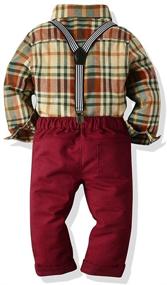 img 2 attached to PENNSULA BABY Christmas Gentleman Suspenders: Stylish Boys' Clothing for the Festive Season