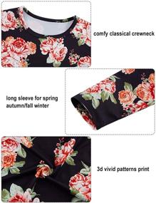 img 1 attached to Leopard Juniors Graphics Crewneck 🐆 Clothing for Girls: Tops, Tees & Blouses