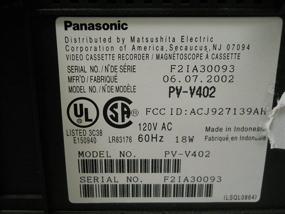 img 1 attached to Panasonic PV V402 Video Cassette Recorder