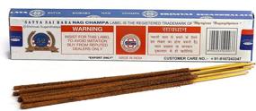 img 3 attached to 🌸 Satya Sai Baba Nag Champa Incense Sticks - Pack of 3, 15g Boxes - Original Joss Incense Sticks for Relaxation and Meditation - NagChampa Agarbatti