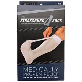 img 4 attached to 🧦 Strassburg Sock Regular Size - White | Fits Calf Size up to 16in