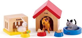 img 4 attached to 🏠 Hape Wooden House Animals Set