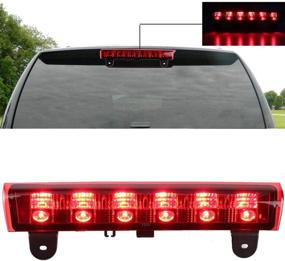 img 1 attached to 🔴 Красный светодиодный стоп-сигнал высокого монтажа для Chevy Suburban Tahoe/GMC Yukon 2000-2006 (3-й тормозной свет)