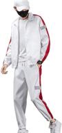 tebreux tracksuit athletic sweatsuits running men's clothing logo