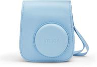 fujifilm instax mini 11 case - sky blue logo