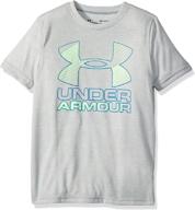 футболка under armour hybrid black логотип