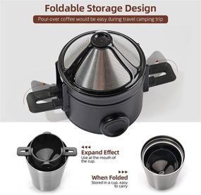 img 3 attached to Pour Over Paperless Reusable Portable Stainless