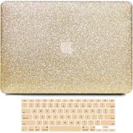 😍 b belk macbook air 13 inch case - bling sparkly crystal leather shell with keyboard cover, a1466 a1369 - 2010-2017 release logo