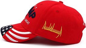 img 1 attached to 🧢 Trump 2024 Hat: Show Support for Donald Trump's Re-election with MAGA Camo Baseball Cap - Keep America Great in 2024!