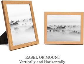 img 3 attached to 🌿 Enhance Your Décor with EcoHome 8x10 Nature Wood Photo Frames - Perfect for Wall or Table Display