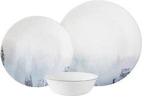 img 4 attached to Discover Tranquil Reflections with Corelle Boutique Dinnerware