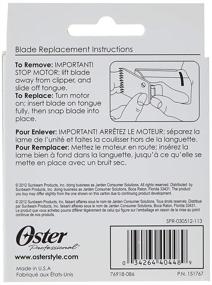 img 3 attached to 💇 Oster Professional 76918-086 Size 1 Hair Clipper Blade - High Quality Replacement Blade for Precise 2.44 mm Haircuts