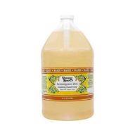 🍋 vermont soap organics foaming hand soap, pre-diluted liquid soap - ready to use lemongrass hand soap, convenient & economical gallon refill size logo