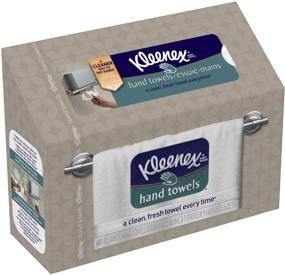 img 1 attached to 🧻 Convenient Kleenex Hand Towels: 60 White Towels in a Handy Dispenser Box