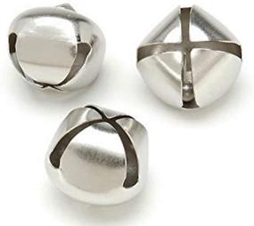 img 1 attached to Jingle Bells 1 Inch 54 Pack Silver Crafting