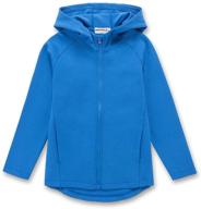 deespace kids casual full zip hoodie for boys or girls (ages 3-12years) logo