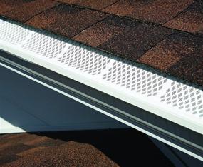 img 2 attached to 🏠 Amerimax Home Products 86670 Snap-in Filter Gutter Guard, 3' White Pack of 25 - Efficient Gutter Protection Solution