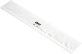 img 4 attached to 🏠 Amerimax Home Products 86670 Snap-in Filter Gutter Guard, 3' White Pack of 25 - Efficient Gutter Protection Solution