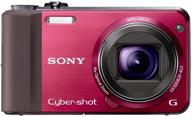 📷 sony cyber-shot dsc-hx7v 16.2 mp exmor r cmos camera with 10x wide-angle optical zoom g lens, 3d sweep panorama, and full hd video (red) logo