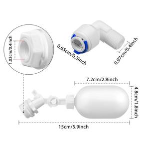 img 3 attached to 🐠 Versatile Adjustable Plastic Aquaculture Reservoirs for Aquariums