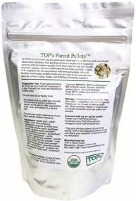 img 3 attached to 🐦 Organic Non-GMO Parrot Food Pellets for Small Hookbills - Peanut, Soy & Corn Free, USDA Certified