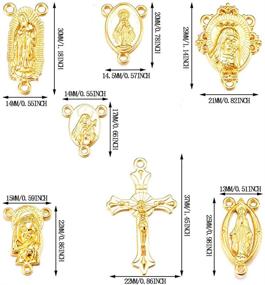 img 3 attached to Crucifix Pendants Miraculous Necklace Bracelets
