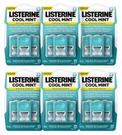 🌬️ listerine cool mint pocketpaks: 72-strip pack, kill 99% of bad breath germs on-the-go, pack of 6 logo