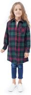 black girls' flannel shirt with sleeve buttons – clothing, tops, tees & blouses logo