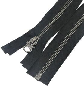 img 2 attached to Leekayer Zippers Jackets Antique Separating Sewing for Sewing Notions & Supplies