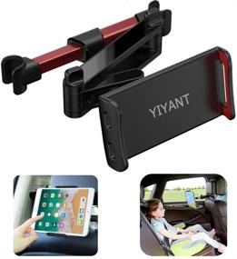 img 4 attached to Headrest Stretchable Universal Adjustable Cellphones Tablet Accessories