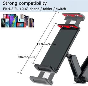 img 2 attached to Headrest Stretchable Universal Adjustable Cellphones Tablet Accessories