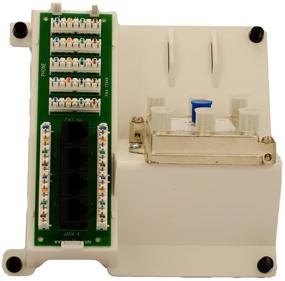 img 1 attached to Leviton 47603-DP6: Compact Combo Bridged Phone & 🔌 Data Board with 6-Way Video Splitter - Ultimate Connectivity Solution