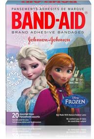 img 3 attached to 🩹 Disney Frozen Band-Aid Brand Kids Adhesive Bandages: Assorted Sizes, 20 ct, for Minor Cuts & Scrapes