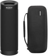 🔊 sony srsxb23 extra bass bluetooth wireless portable speaker (black) bundle with knox gear hardshell travel & protective case logo