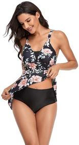 img 1 attached to ASHER FASHION Swimsuit Pregnancy Boyshort Women's Clothing in Swimsuits & Cover Ups