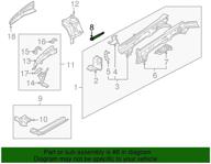 🚗 буксировочный крюк крыла subaru outback 05-14 (оригинал) - 57805ag00a логотип