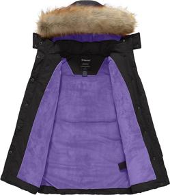 img 2 attached to Wantdo Water-Resistant Winter Coat for Girls | Thicken Fleece-Lined Puffer Jacket