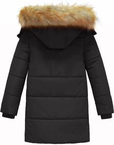 img 3 attached to Wantdo Water-Resistant Winter Coat for Girls | Thicken Fleece-Lined Puffer Jacket