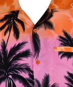 img 2 attached to Beach Blue 🏖️ Men's Clothing: Funky Hawaiian Shirt