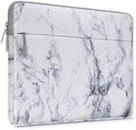 mosiso laptop sleeve: stylish marble carrying bag for macbook pro/air 13 inch & 13-13.3 inch notebook computer логотип