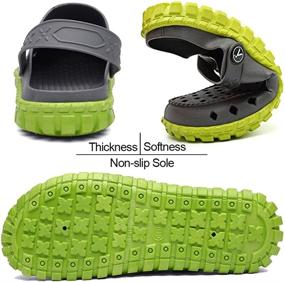img 2 attached to Beister Anti Slip Breathable Sandals Slippers Men's Shoes in Mules & Clogs